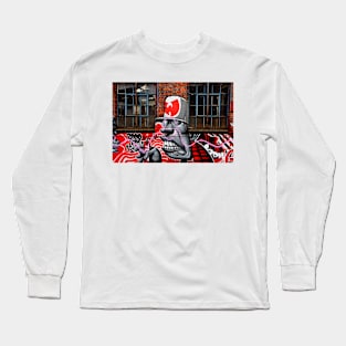 Street Art Graffiti Digbeth Birmingham UK Long Sleeve T-Shirt